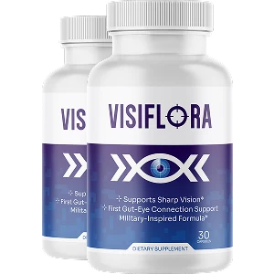 VisiFlora 2 bottle starter package — 60-day supply of daily vision support capsules